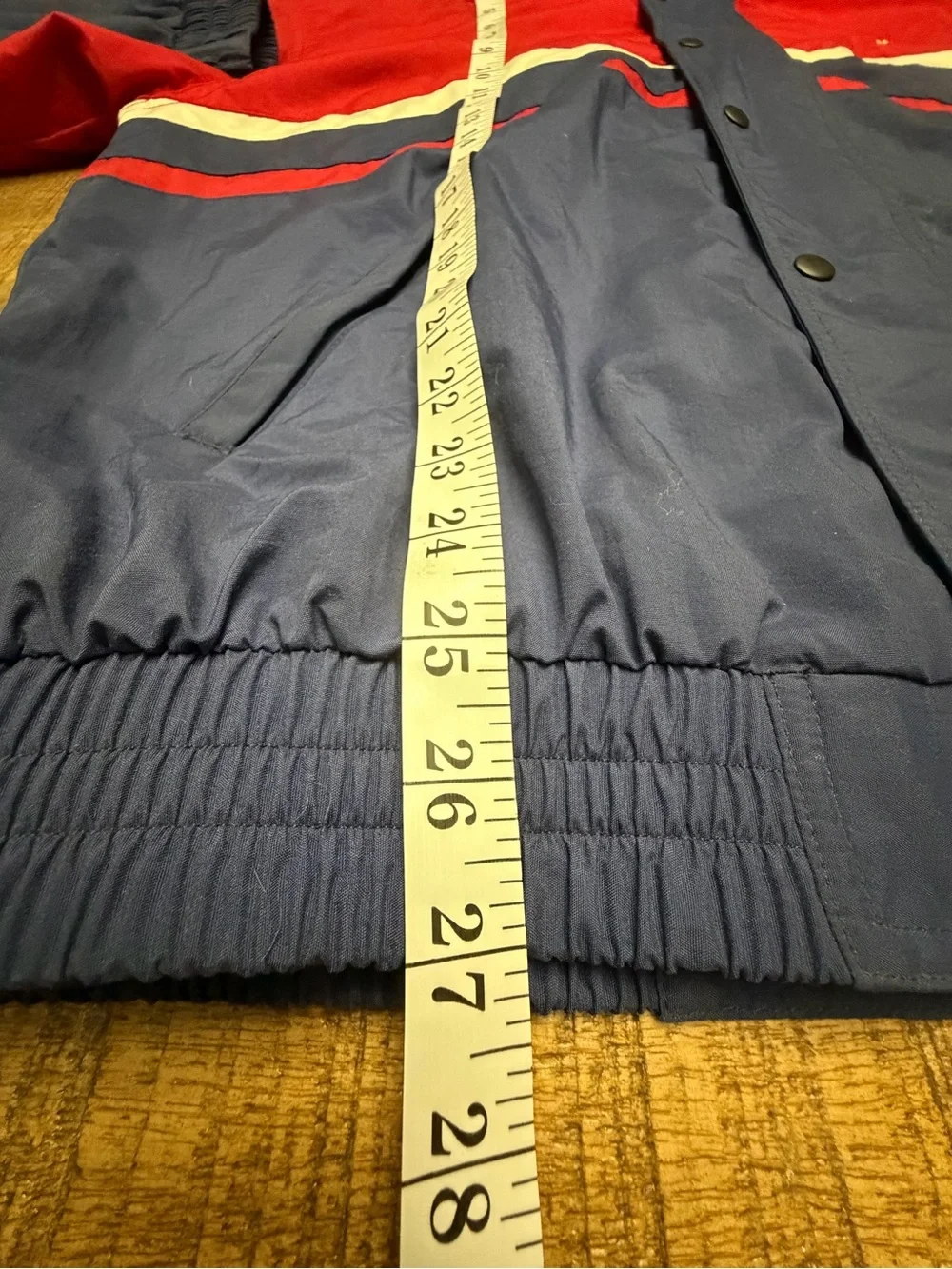 Vintage 90s Men's NASCAR Red & Navy Windbreaker Jacket